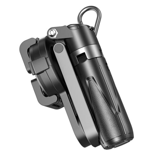 P15-C 2 In 1 Portable Magnetic Tripod Phone Holder Telescopic Selfie Stick with Keyring(White) - Selfie Sticks by buy2fix | Online Shopping UK | buy2fix