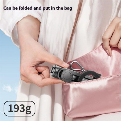 P15-C 2 In 1 Portable Magnetic Tripod Phone Holder Telescopic Selfie Stick with Keyring(White) - Selfie Sticks by buy2fix | Online Shopping UK | buy2fix