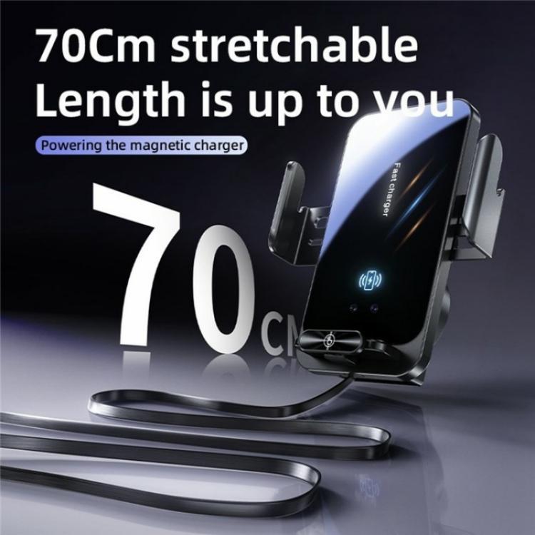 SD06 Car Air Vent Mount Anti Shake Automatic Clamping Wireless Charging Phone Stand - Car Charger by buy2fix | Online Shopping UK | buy2fix