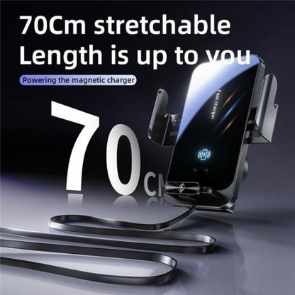 SD06 Car Air Vent Mount Anti Shake Automatic Clamping Wireless Charging Phone Stand - Car Charger by buy2fix | Online Shopping UK | buy2fix