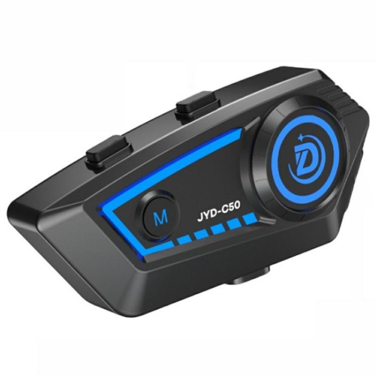 JYD-C50 Rhythm Light Motorcycle Helmet Wireless Bluetooth Music Headset - Motorcycle Walkie Talkie by buy2fix | Online Shopping UK | buy2fix