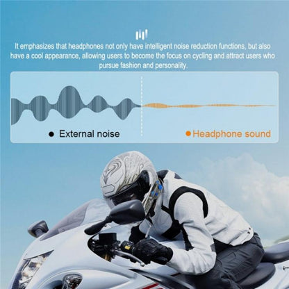 JYD-C68 Motorcycle Riders Helmet Hands-Free Wireless Bluetooth Music Headset - Motorcycle Walkie Talkie by buy2fix | Online Shopping UK | buy2fix