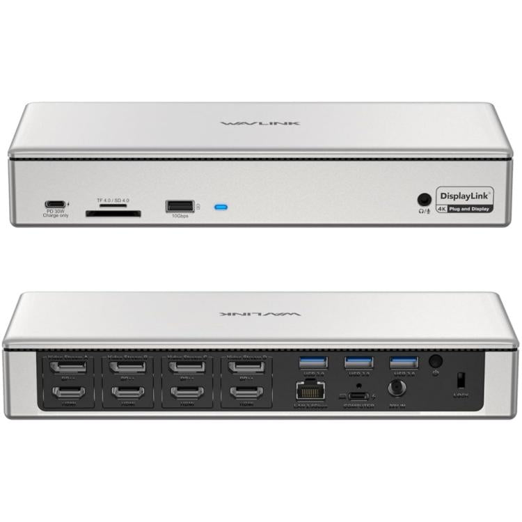 WAVLINK UG69PD12 DisplayLink Docking Station Quad  Monitors For Laptops M1 / M2 / Mac & Windows, Plug:AU Plug -  by WAVLINK | Online Shopping UK | buy2fix