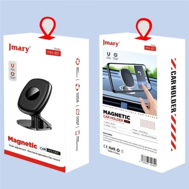 JMARY MH-83 Easy and Fast Installation Rotation Car Magnetic Phone Holder - Universal Car Holders by Jmary | Online Shopping UK | buy2fix