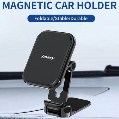 JMARY MH-82 Car Dashboard Zinc Alloy Foldable Magnetic Phone Holder - Universal Car Holders by Jmary | Online Shopping UK | buy2fix