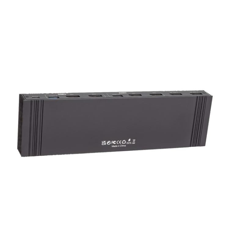 K10-2 For 2 Computers/Monitors USB 3.0 Dual DP Output 8K 60Hz 2x2 Version 2.1 KVM Switcher, Plug:EU Plug - Switch by buy2fix | Online Shopping UK | buy2fix