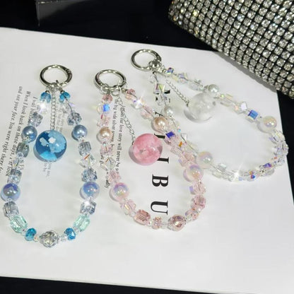 Cloud Glow-In-The-Dark Bead Pendant Mobile Phone Chain(White) - Lanyards & Wrist Straps by buy2fix | Online Shopping UK | buy2fix