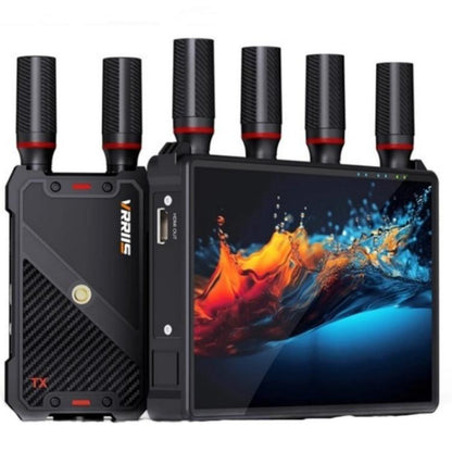 VRRIIS 083P Wth Screen Support 1TX to 5RX 400m Wireless HDMI Transmitter Receiver, Plug:EU Plug - Adapter by buy2fix | Online Shopping UK | buy2fix