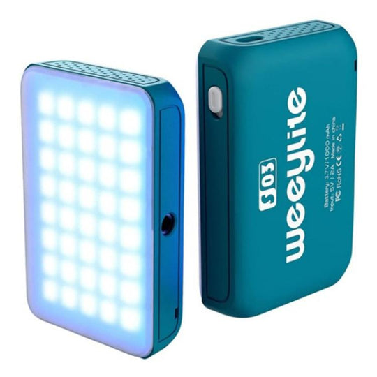 Weeylite S03 Portable RGB Light Video Live Streaming Photography Full Color Fill Light(Blue)