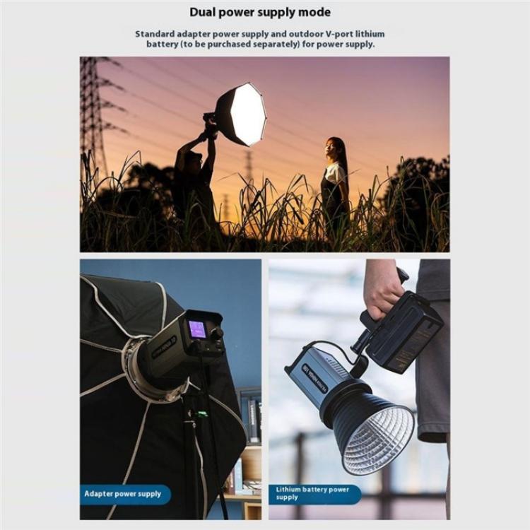 VILTROX Ninja 10 5600K Professional Photography Studio Fill Light 120W LED Video Light(US Plug) -  by buy2fix | Online Shopping UK | buy2fix