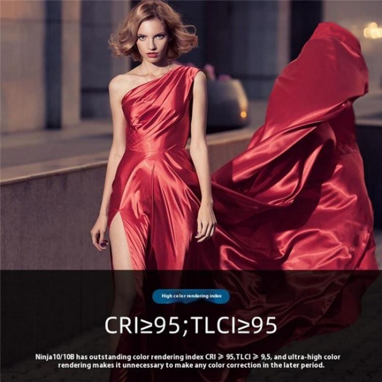 VILTROX Ninja 10 5600K Professional Photography Studio Fill Light 120W LED Video Light(EU Plug) -  by buy2fix | Online Shopping UK | buy2fix