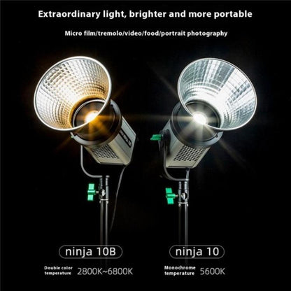 VILTROX Ninja 10B 2800-6800K Photography Studio Streaming Fill Light 120W LED Video Light(US Plug) -  by buy2fix | Online Shopping UK | buy2fix