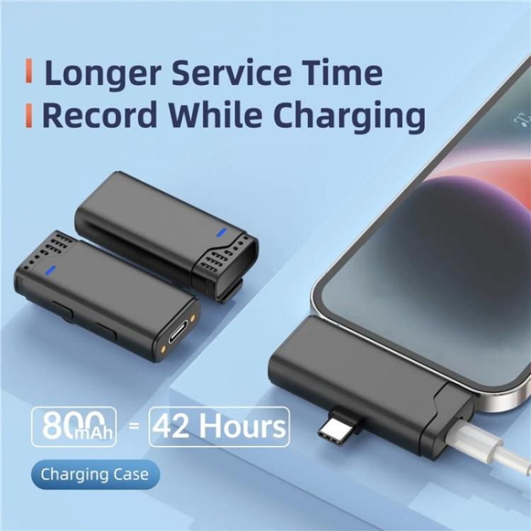 JMARY MW16 3.5mm, Type-C, 8 Pin 3 in 1 2.4G Lavalier Wireless Microphone - Microphone by Jmary | Online Shopping UK | buy2fix