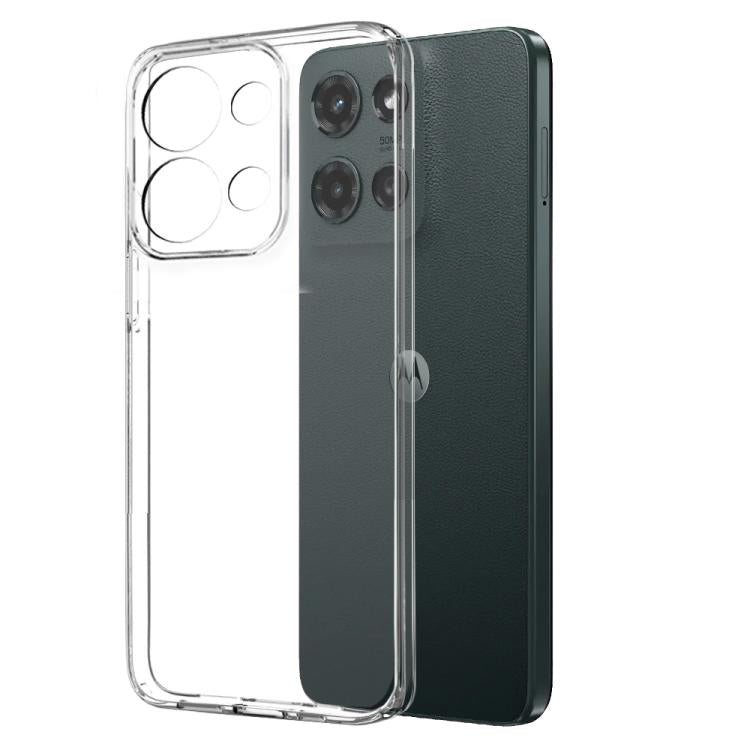 For Motorola Moto G 2025 5G NORTHJO 2 in 1 TPU Phone Case Screen Protector Tempered Glass Film(Clear) - Motorola Cases by NORTHJO | Online Shopping UK | buy2fix