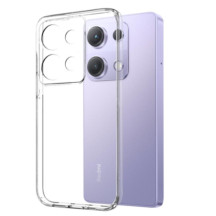 For Xiaomi Redmi Note 14S 4G NORTHJO 2 in 1 TPU Phone Case Screen Protector Tempered Glass Film(Clear) - Xiaomi Cases by NORTHJO | Online Shopping UK | buy2fix