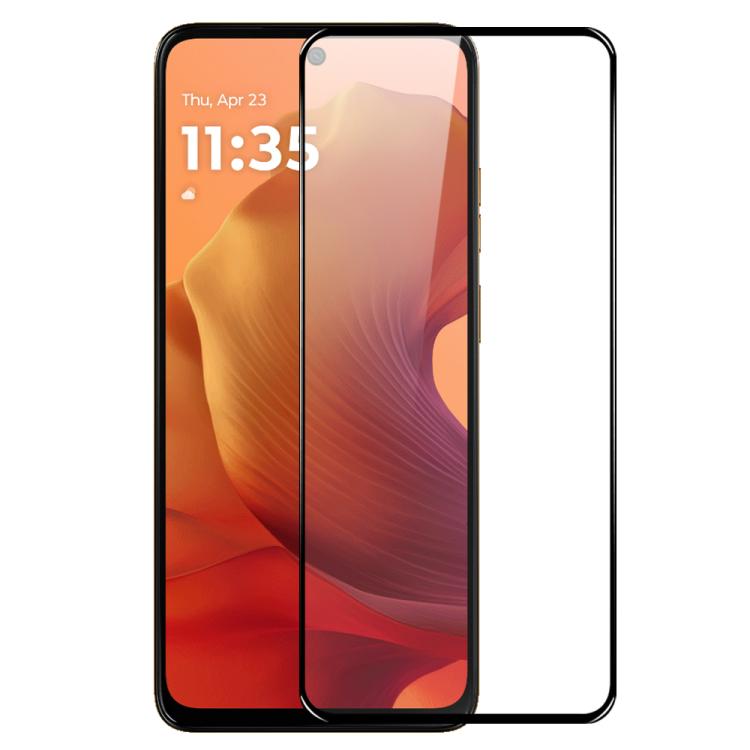 For Motorola Moto G15 NORTHJO A++ 0.3mm Full Glue Silk Printing Tempered Glass Film - Tempered Glass Film by NORTHJO | Online Shopping UK | buy2fix