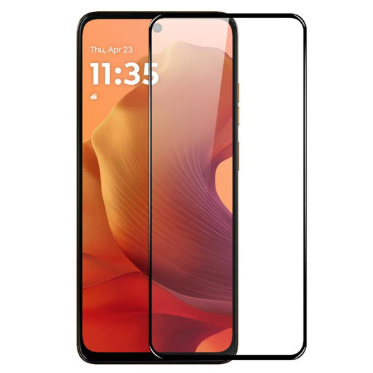 For Motorola Moto G15 NORTHJO A++ 0.3mm Full Glue Silk Printing Tempered Glass Film