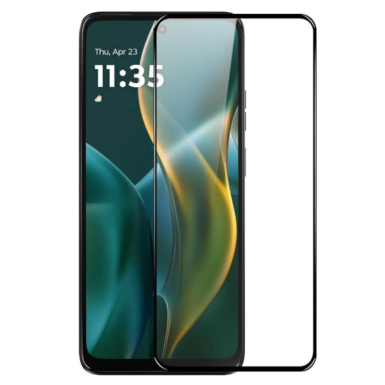 For Motorola Moto G 2025 5G NORTHJO A++ 0.3mm Full Glue Silk Printing Tempered Glass Film - Tempered Glass Film by NORTHJO | Online Shopping UK | buy2fix