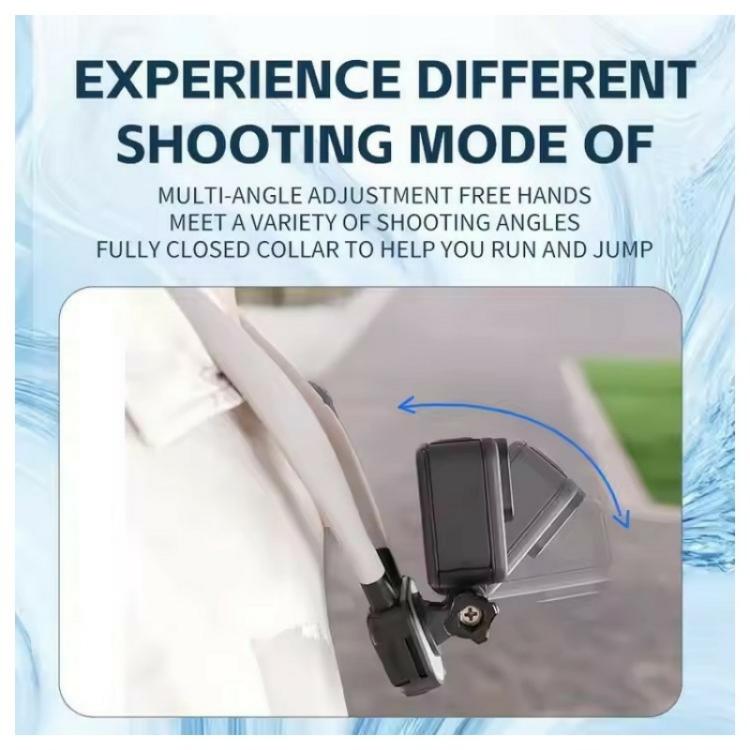 C071 Neck Strap Mount Silicone Metal Bracket For GoPro / Insta360 / DJI Action Cameras - Holder by buy2fix | Online Shopping UK | buy2fix