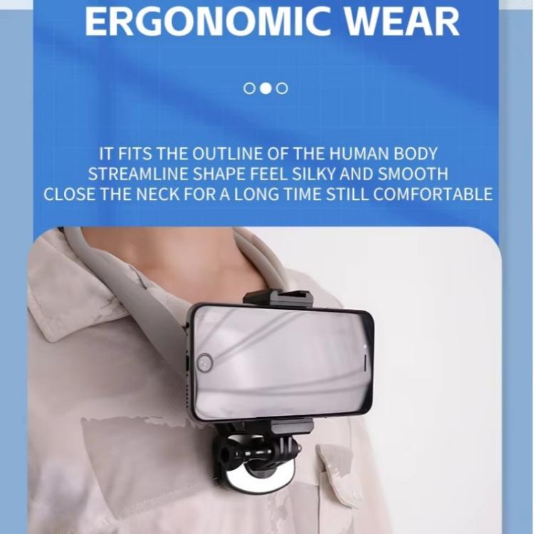 C071 Neck Strap Mount Silicone Metal Bracket For GoPro / Insta360 / DJI Action Cameras - Holder by buy2fix | Online Shopping UK | buy2fix