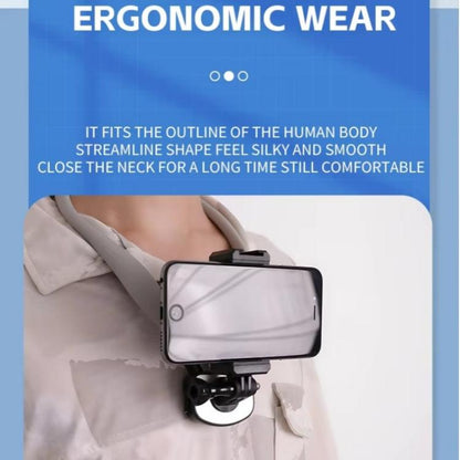 C071 Neck Strap Mount Silicone Metal Bracket For GoPro / Insta360 / DJI Action Cameras - Holder by buy2fix | Online Shopping UK | buy2fix