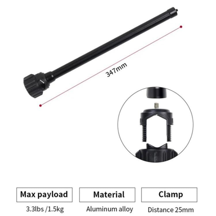 JMARY MT-21 Aluminum Alloy Tripod Extension Rod Desktop Livestream Shooting Arm - Other Accessories by Jmary | Online Shopping UK | buy2fix