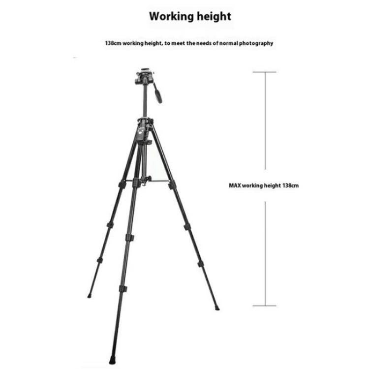 YUNTENG VCT-6828RM Selfie Live Streaming Photography Bracket Camera Phone Tripod Stand - Tripods by YUNTENG | Online Shopping UK | buy2fix