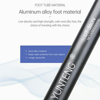 YUNTENG UT-360N Outdoor Photography Live Streaming Selfie Stand Camera Phone Tripod - Tripods by YUNTENG | Online Shopping UK | buy2fix