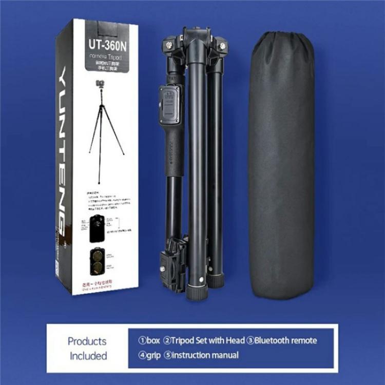 YUNTENG UT-360N Outdoor Photography Live Streaming Selfie Stand Camera Phone Tripod - Tripods by YUNTENG | Online Shopping UK | buy2fix
