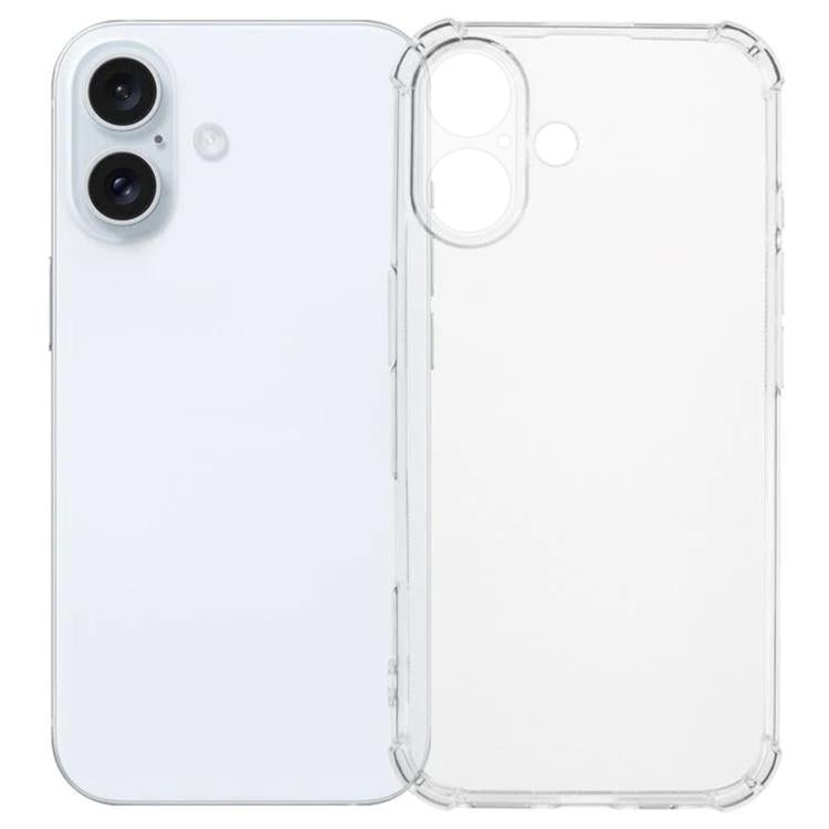For iPhone 16 Kalebol 1.5mm Four-Corner Airbags Shockproof Transparency TPU Phone Case - iPhone 16 Cases by Kalebol | Online Shopping UK | buy2fix