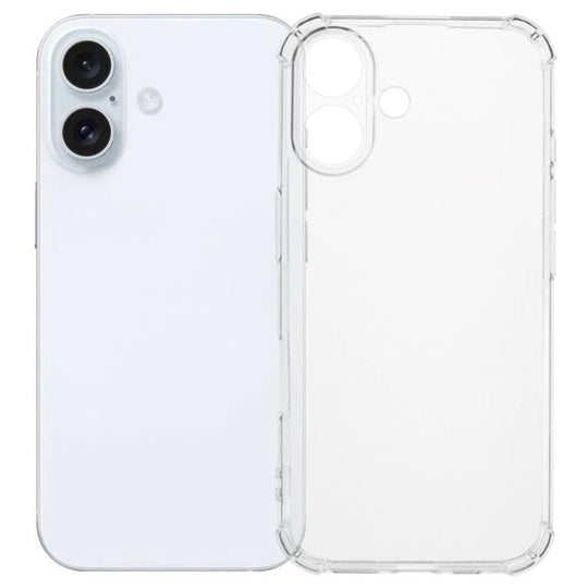 For iPhone 16 Kalebol 1.5mm Four-Corner Airbags Shockproof Transparency TPU Phone Case