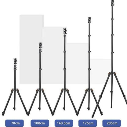 YUNTENG VCT-5228 Photography Live Streaming Aluminum Alloy Extendable Tripod - Tripods by YUNTENG | Online Shopping UK | buy2fix