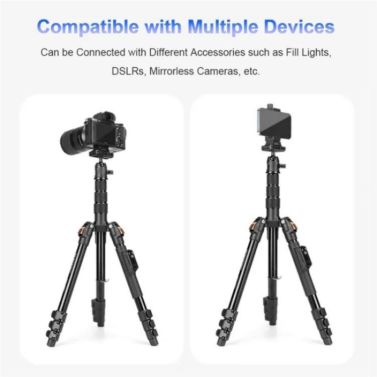 YUNTENG VCT-180 Selfie Stick Foldable Photography Camera Tripod Live Streaming Stand - Tripods by YUNTENG | Online Shopping UK | buy2fix