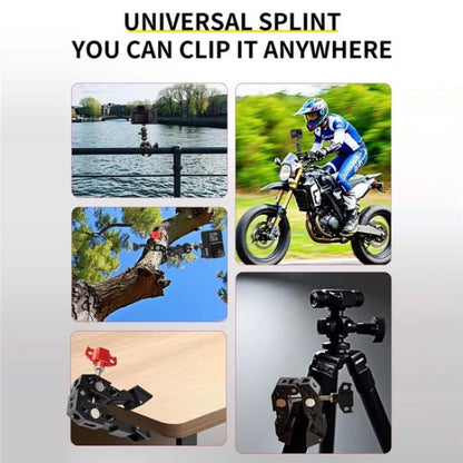 F084 Metal Hot Shoe Mount Multi-Function Crab Clamp Universal Photography Light Stand Clamp -  by buy2fix | Online Shopping UK | buy2fix