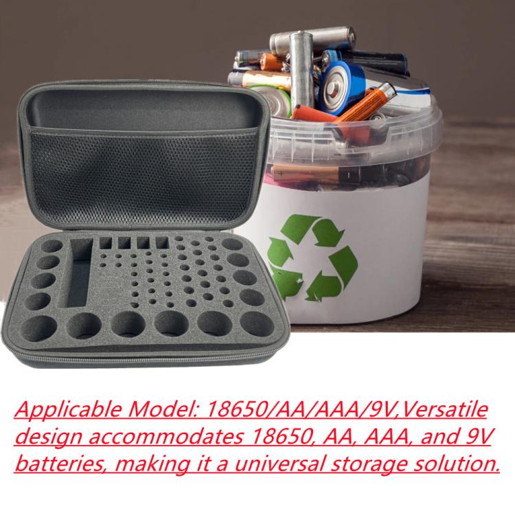 Portable And Pressure-resistant AA Rechargeable Battery Storage Box Case - Battery Storage Box by buy2fix | Online Shopping UK | buy2fix