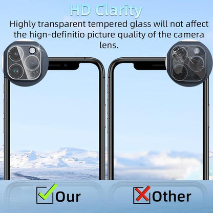 For iPhone 16 Pro Kalebol Transparent One Piece Lens Protection Film - iPhone 16 Pro Tempered Glass by Kalebol | Online Shopping UK | buy2fix