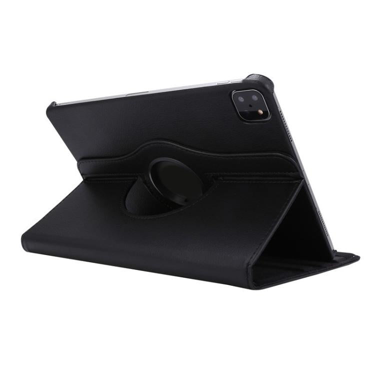 For iPad Pro 11 2025 / 2024 ENKAY 360 Degree Rotation Litchi Leather Smart Tablet Case(Black) - iPad Pro 11 2025 / 2024 Cases by ENKAY | Online Shopping UK | buy2fix