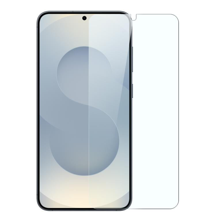 For Samsung Galaxy S25 5G NORTHJO 2 in 1 TPU Airbag Shockproof Phone Case with Screen Film(Clear) - Galaxy S25 5G Cases by NORTHJO | Online Shopping UK | buy2fix