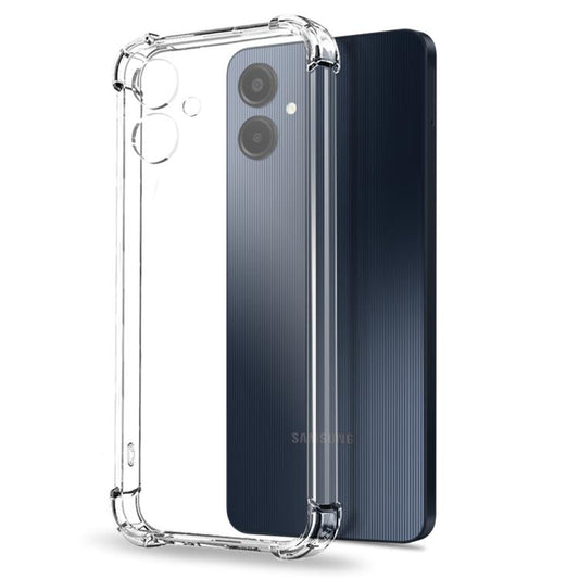 For Samsung Galaxy A06  4G / 5G NORTHJO 2 in 1 TPU Airbag Shockproof Phone Case with Screen Film(Clear) - Galaxy Phone Cases by NORTHJO | Online Shopping UK | buy2fix