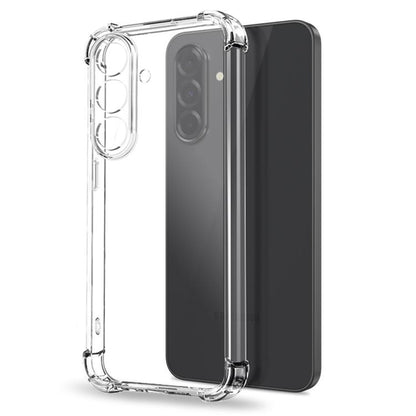 For Samsung Galaxy A36 5G NORTHJO 2 in 1 TPU Airbag Shockproof Phone Case with Screen Film(Clear) - Galaxy Phone Cases by NORTHJO | Online Shopping UK | buy2fix