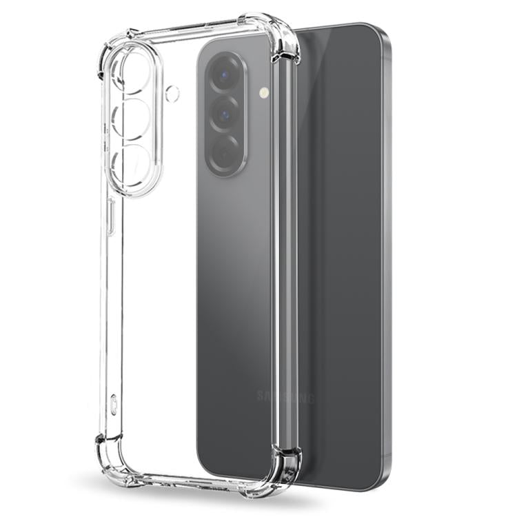 For Samsung Galaxy A56 5G NORTHJO 2 in 1 TPU Airbag Shockproof Phone Case with Screen Film(Clear) - Galaxy Phone Cases by NORTHJO | Online Shopping UK | buy2fix