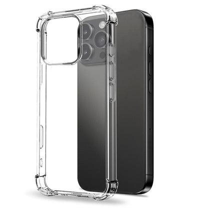 For iPhone 16 Pro Max NORTHJO 2 in 1 TPU Airbag Shockproof Phone Case with Screen Film(Clear) - iPhone 16 Pro Max Cases by NORTHJO | Online Shopping UK | buy2fix