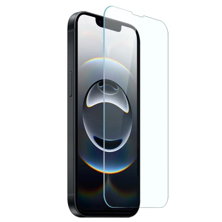 For iPhone 16e NORTHJO 2 in 1 TPU Airbag Shockproof Phone Case with Screen Film(Clear) - iPhone 16e Cases by NORTHJO | Online Shopping UK | buy2fix