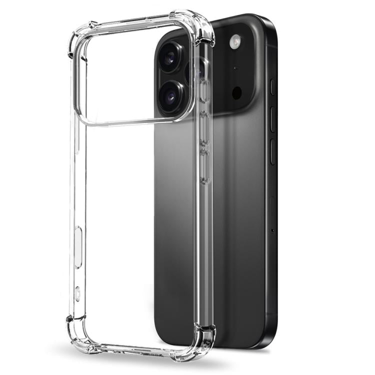 For iPhone 17 Pro Max NORTHJO 2 in 1 TPU Airbag Shockproof Phone Case with Screen Film(Clear) - iPhone 17 Pro Max Cases by NORTHJO | Online Shopping UK | buy2fix