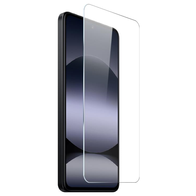 For Redmi Note 14 4G 164.84mm NORTHJO 2 in 1 TPU Airbag Shockproof Phone Case with Screen Film(Clear) - Note 14 Cases by NORTHJO | Online Shopping UK | buy2fix