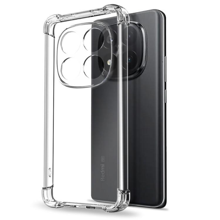 For Redmi Note 14 Pro+ 5G NORTHJO 2 in 1 TPU Airbag Shockproof Phone Case with Screen Film(Clear) - Note 14 Pro+ Cases by NORTHJO | Online Shopping UK | buy2fix