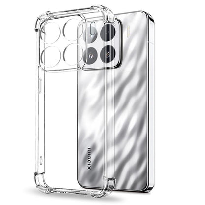 For Xiaomi 15 5G NORTHJO 2 in 1 TPU Airbag Shockproof Phone Case with Screen Film(Clear) - 15 Cases by NORTHJO | Online Shopping UK | buy2fix