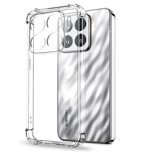 For Xiaomi 15 5G NORTHJO 2 in 1 TPU Airbag Shockproof Phone Case with Screen Film(Clear) - 15 Cases by NORTHJO | Online Shopping UK | buy2fix