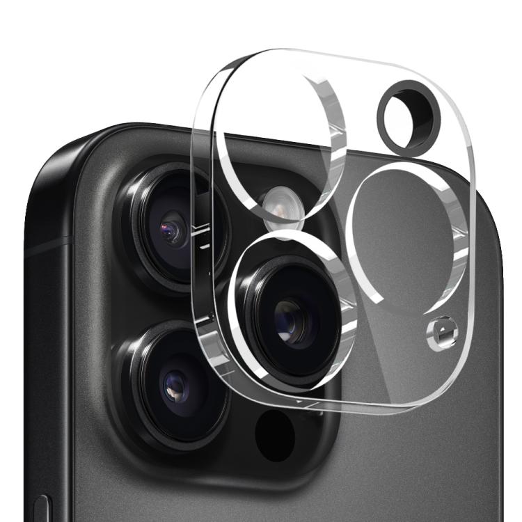 For iPhone 16 Pro NORTHJO 3 in 1 TPU Airbag Shockproof Phone Case with Screen Protector Lens Film(Clear) - iPhone 16 Pro Cases by NORTHJO | Online Shopping UK | buy2fix