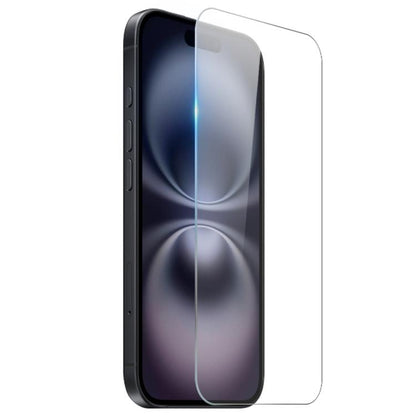 For iPhone 16 Plus NORTHJO 3 in 1 TPU Airbag Shockproof Phone Case with Screen Protector Lens Film(Clear) - iPhone 16 Plus Cases by NORTHJO | Online Shopping UK | buy2fix